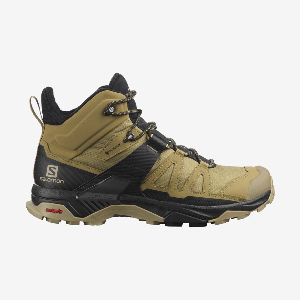 Salomon Vandrestøvler Herre Khaki - X ULTRA 4 MID GORE-TEX (GTVXO-9605)